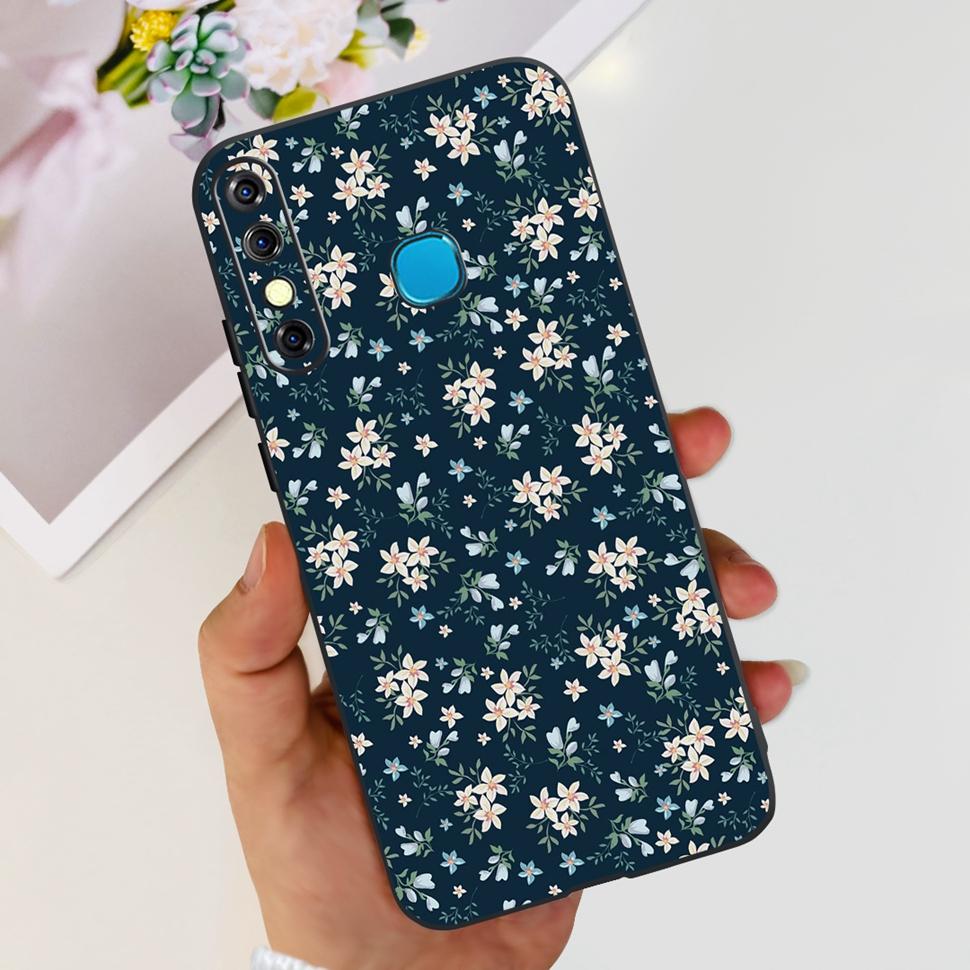 For Infinix Hot 8 2019 Case Cute Panda Butterfly Soft TPU Phone Case For Infinix Hot 8 Hot8 Back Cover X650C X650B Coque Bumper