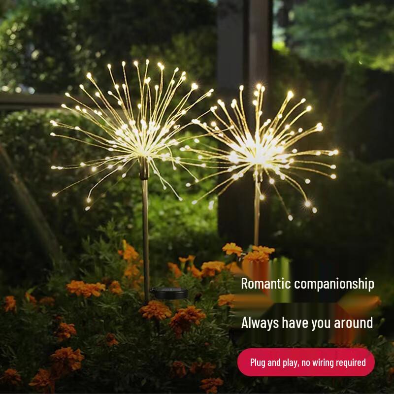 Solar LED Dandelion Fireworks Garden Light