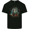 Raumschiff Fantasy Galeone Segel Segler Kinder T-Shirt Kinder