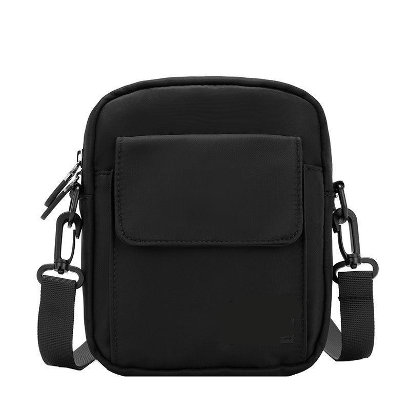 

Гуанчжоу нейлоновая плечевая сумка от имени OEM мужская мини нагрудная поясная сумка водонепроницаемая сумка-мессенджер для мобильного телефона 17*4.5*21cm чёрный