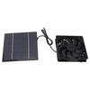 10W Solarpanel-Ventilator-Kit, solarbetriebener Ventilator für kleine Gewächshäuser, Hundehütten, Schuppen, Belüftung