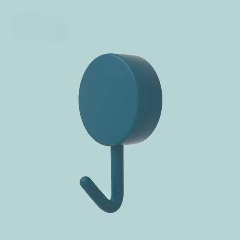 

5/10 шт. Самоклеящийся настенный крючок Прочный без сверления Одежда Туалет Ванная Дверь Кухонное полотенце Вешалка Домашний Стол Шкафчик Крючок 5pcs синий