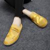 Women Hiking Shoes Driving Shoes Slip on Moccasins Beige Yellow Blue Casual Plus Size Outdoor Shoes