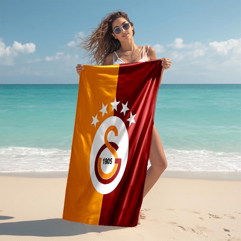 1 adet Futbol Takımı (13) Plaj Havlusu, Rahat ve Kalın, ve Yüzme/Banyo/Piknik/Kamp Havlusu, Sahil Plajları İçin Uygundur