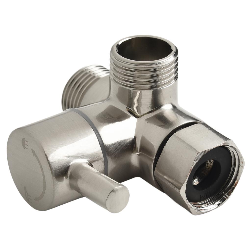 None Diverter Shower Diverter None Silver Sturdy Resistant Seamless High Pressure High Temperature Multiple Usage