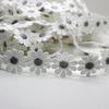 1 Yard Embroidered Daisy Flower Lace Trim Applique Headband Sewing DIY Craft