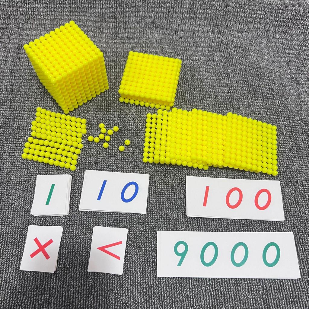 Montessori Decimal & Bank Game: Math Teaching Aids for Early Education