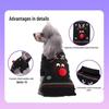 Autumn/Winter High Neck Christmas Dog Sweater - Warm Knitwear for Pets