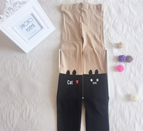 

Spring Autumn Girls White Patchwork Tights - Summer Thin Style Base Leggings for Little Girls M: Height 95-115cm