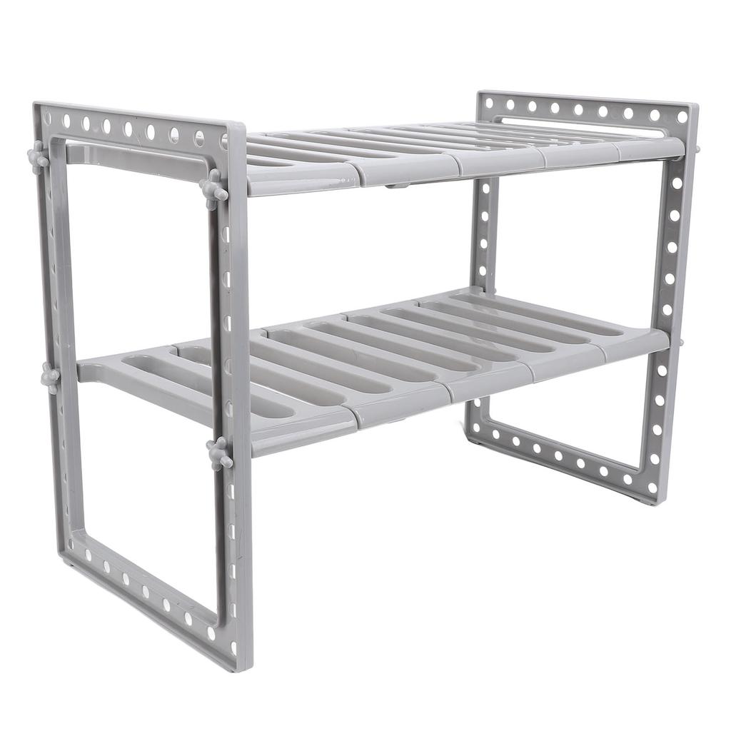 Under Sink   2 Tiers Multifunctional Stretchable Large Capacity Under Counter Storage