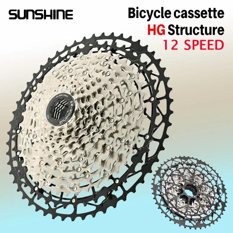 Hg 12 Speed Cassette Lightweight Mtb K7 12-Speed 11 42T 44T 50T 52T Sprocket 12V 42 44 50 Mountain Bike Flywheel