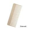 Weizenstroh Glattes Haar Massage Anti-Verhedderung Flach & Breit gezahnter Glättkamm