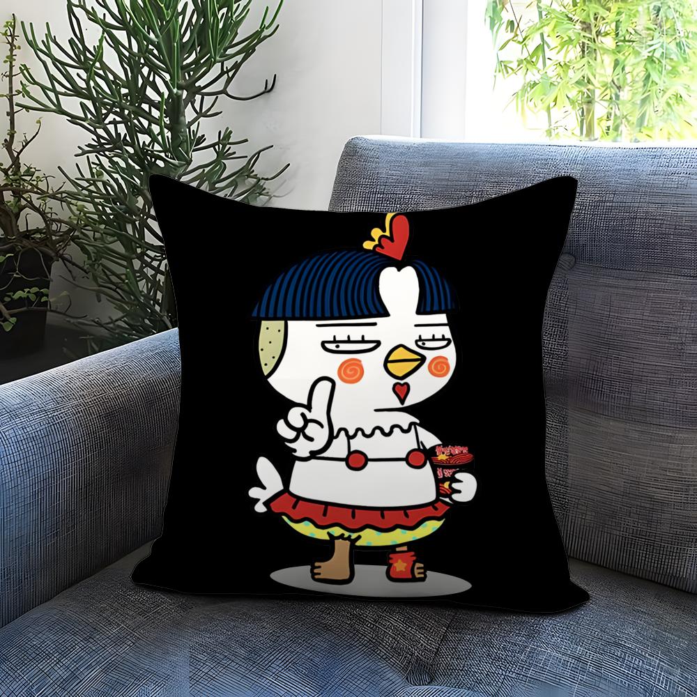 

SSSamyang BBuldak RamenS Cushion Cover Comfortable Reversible Pillow Cover Ideal for Car Sofa Bedroom & Beyond 30cmx30cm