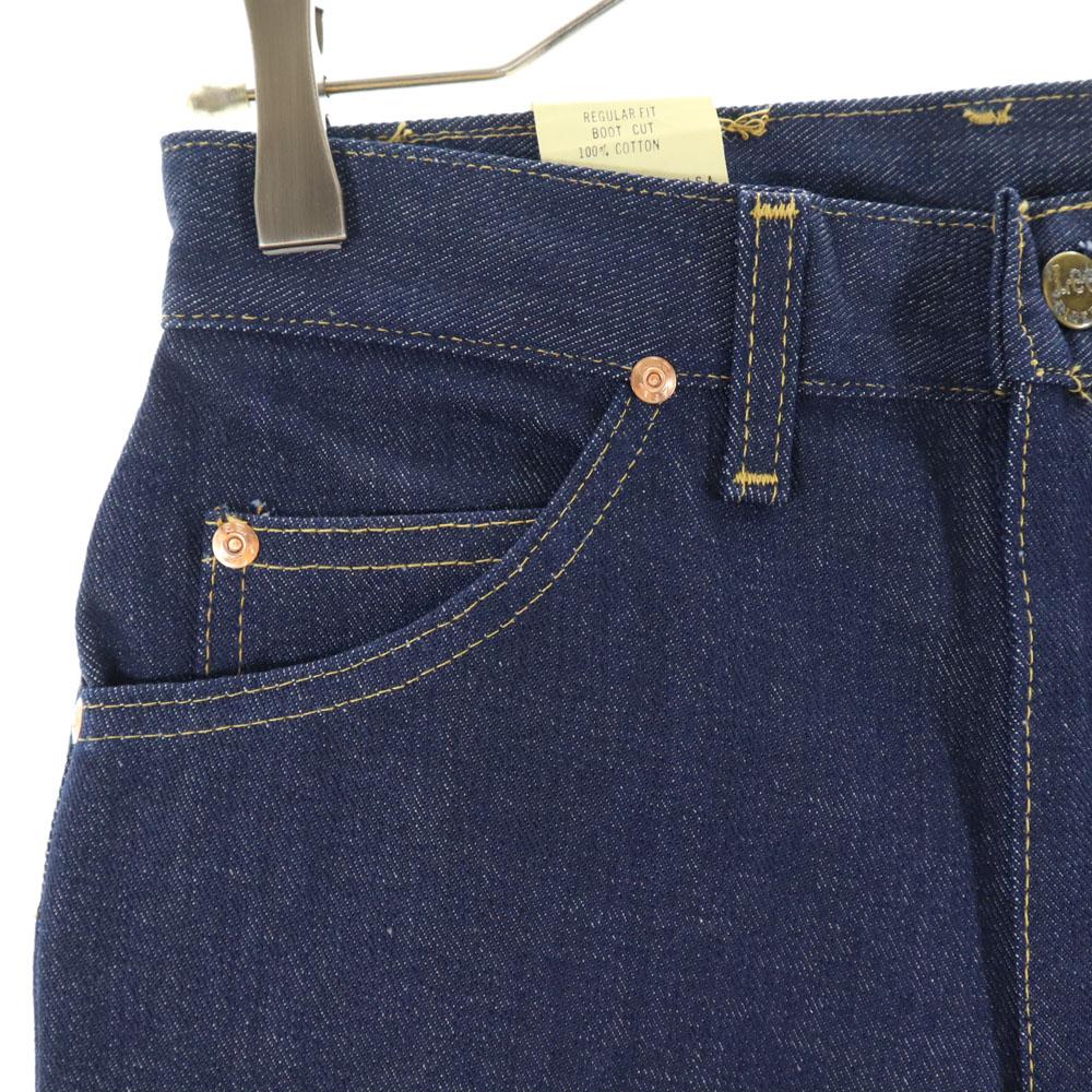 Lee 90s USA made dead stock Straight denim pants W28 Navy jeans Men's Used