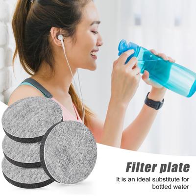 Micro Disc Water Filter Replacements for Brita Activated Carbon Water Filter Disc Water Pitcher Filter for Travel Bottles Removes Chlorine Metals