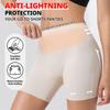 Dames Naadloze Anti-Schuur Shorts Panty Hoge Taille Buikcontrole Veiligheidsshorts Onder Jurk Shapewear