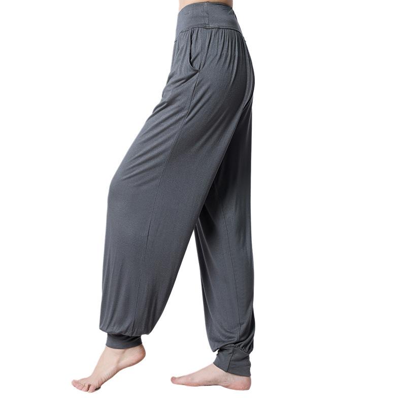 Modal Exercise Sports Trousers for Yoga and Dance, Loose Fit Large Size Bloomers