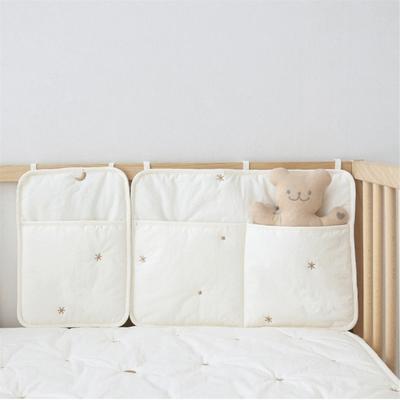 Platzsparender Babybett-Organizer Stilvolle Babybett-Hängeaufbewahrungstasche Praktische Tasche Hängetasche für Windeln & Flaschen