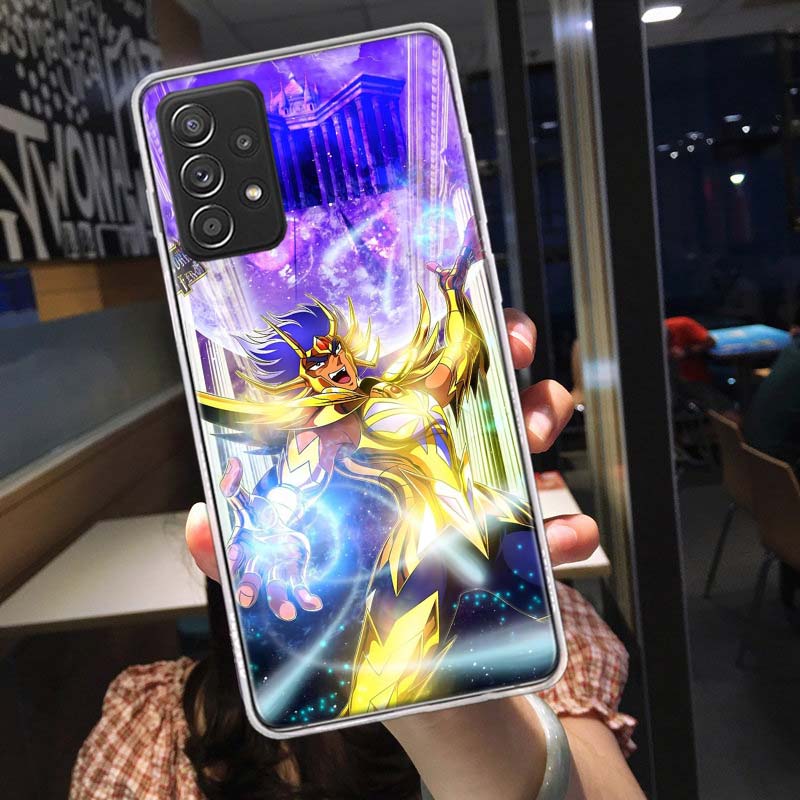 Saint Seiya Knights Of The Zodiac Phone Case for Samsung A54 A57 A37 A17 A14 A15 A12 A24 A34 A55 A35 A25 A52S A07 A05S A04S A22