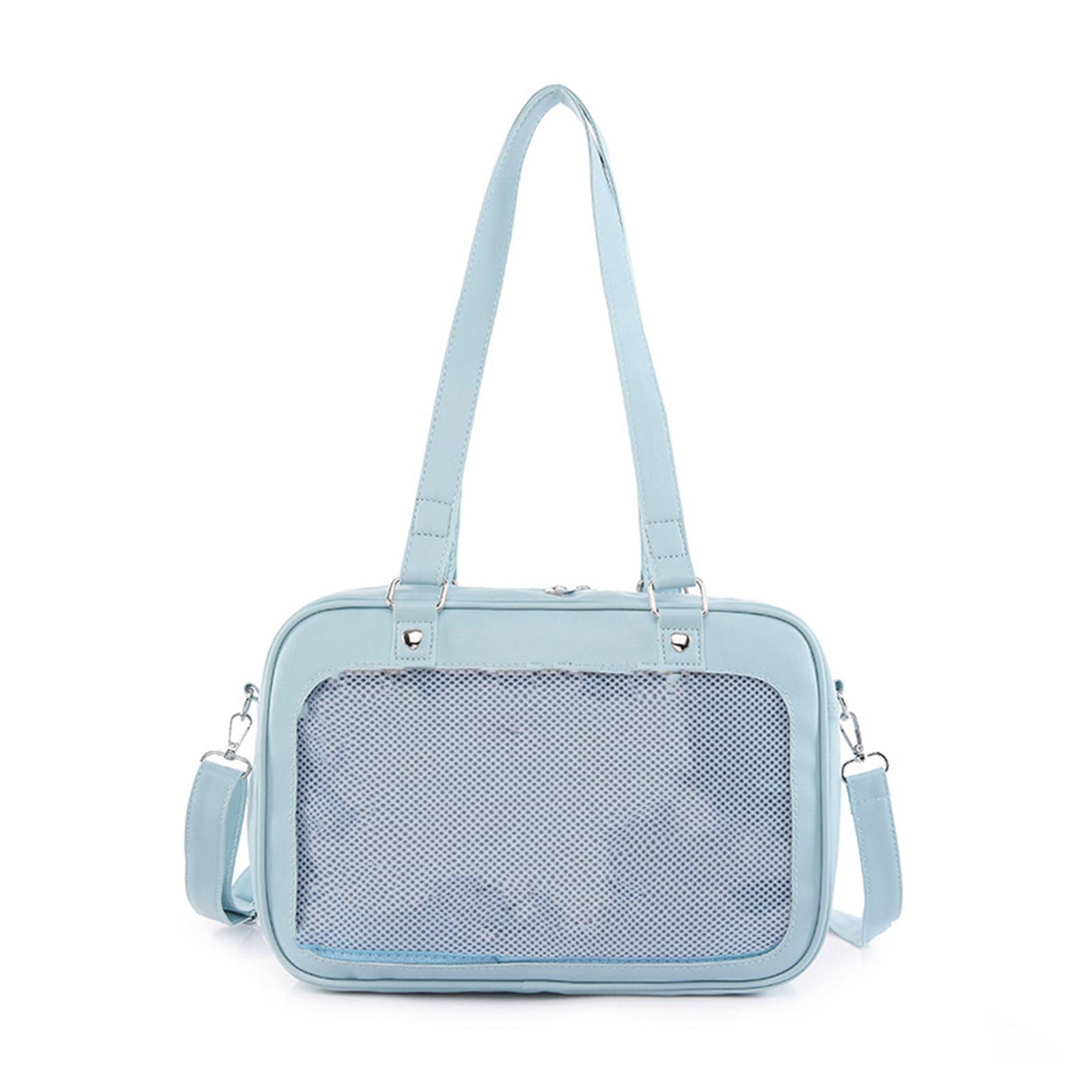 

Прозрачная сумка-мессенджер в японском стиле JK Uniform Crossbody сумка через плечо многоцелевая сумка-тоут для девушек и студентов синий