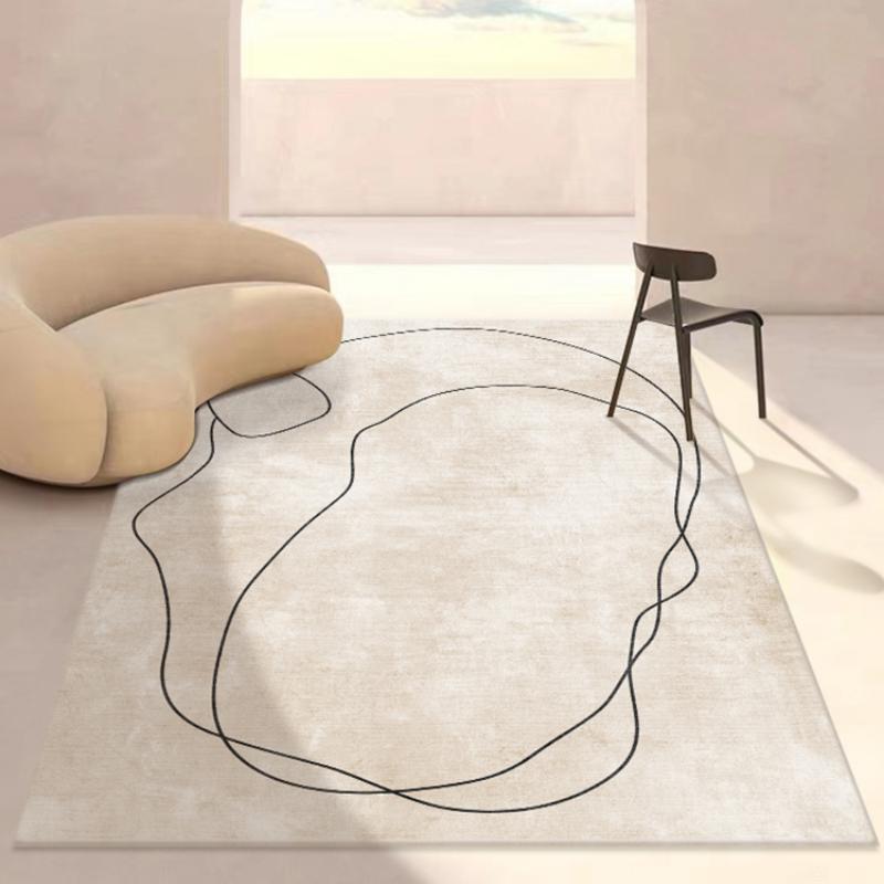 

Ins Style Irregular Carpets for Living Room Decoration Rugs for Bedroom Decor Carpet Short Pile Floor Mat Home Non-slip Area Rug 80*120cm