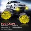 Fog Lights 3.5 inch OEM 19597300 For Toyota 4Runner 2010-2020 Front Bumper Fog Light Lamps, Yellow LED, 3500K Yellow Beam, Super Bright. 2-Pack