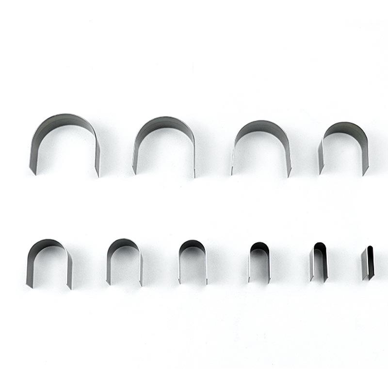 U-Shaped & C-Shaped Leather Belt Tail Punch Die-Cutting Tool for DIY Watch Strap & Leather Goods