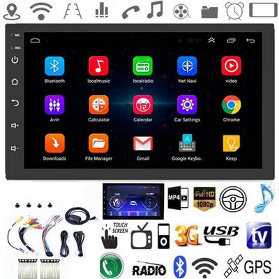 7/9/10,1 cala HD Samochodowy odtwarzacz Mp5 Bluetooth Samochodowy Wifi Podwójny spin Android Nawigacja GPS