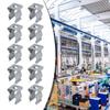 10pcs Clips Tool Holder Clips Courtyards Manganese Steel Replacement SPRING TERRY Clips Silver Professional Tool For Garages