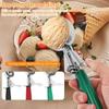 1/2/3 Pcs Ice Cream Scoop Stainless Steel Digging Spoon with Trigger Release Cookie Scoop Multifunctional Ice Cream Ball Spoon