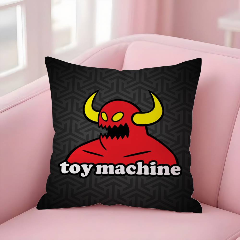T-Spielzeug M-Maschinen S-Skates Kissenbezug Sofa Kurzer Plüsch Doppelseitiger HD-Druck Zimmer Heim Büro Geschenk Kissenbezug