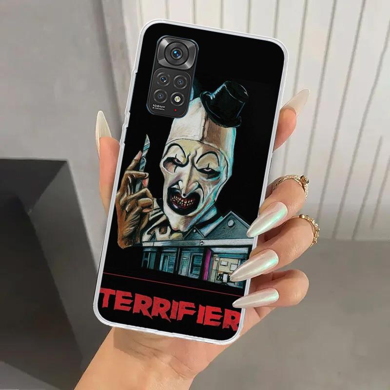 Horror Movie Terrifier Phone Case for Xiaomi Redmi Note 15 14 14S 13 12S 12 Pro 11S 11 Plus 11T 11E 10S Soft Funda Print Shell R