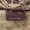Brukt Christian Dior Tote Bag Bordeaux-serie/Rødt te-lerret Dame