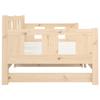 Pull Out Daybed Solid Pine Wood 2x(90x190) Cm