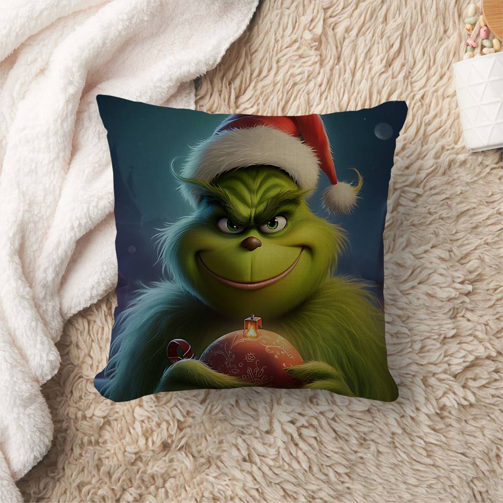Film The G-Grinch C-Christmas Cushion Cover Polyester Sofa Cushions Decorative Throw Pillows Home Decoration Pillowcover