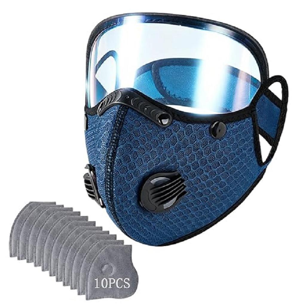 Breathable Dust Masks Dustproof Adjustable Respirator Mask Protective Cycling Facemask for Outdoor Commuting Dust Protection
