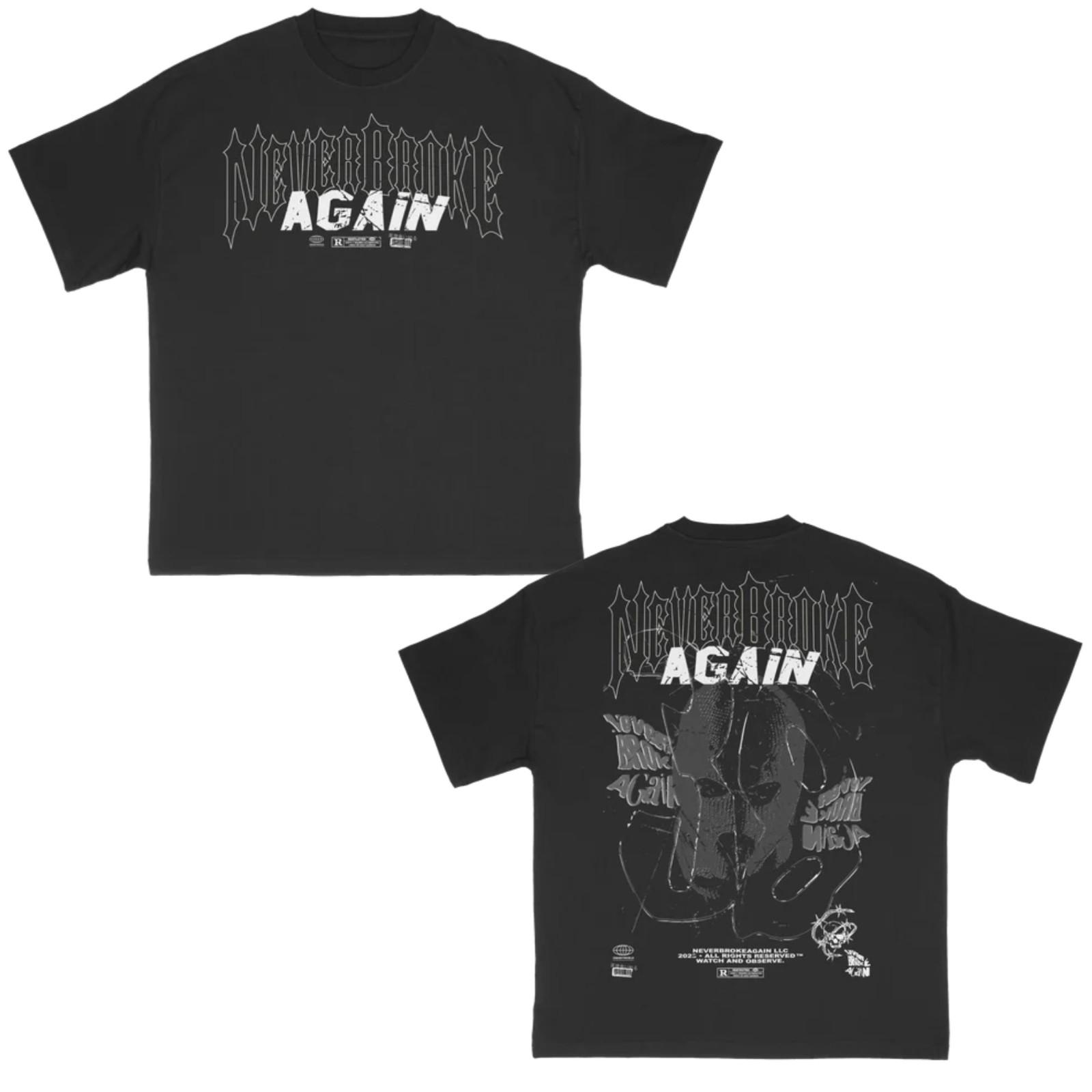 Never Broke Again Youngboy THRASHIN Unisex T-shirt Heavy Cotton Reprint XXXL