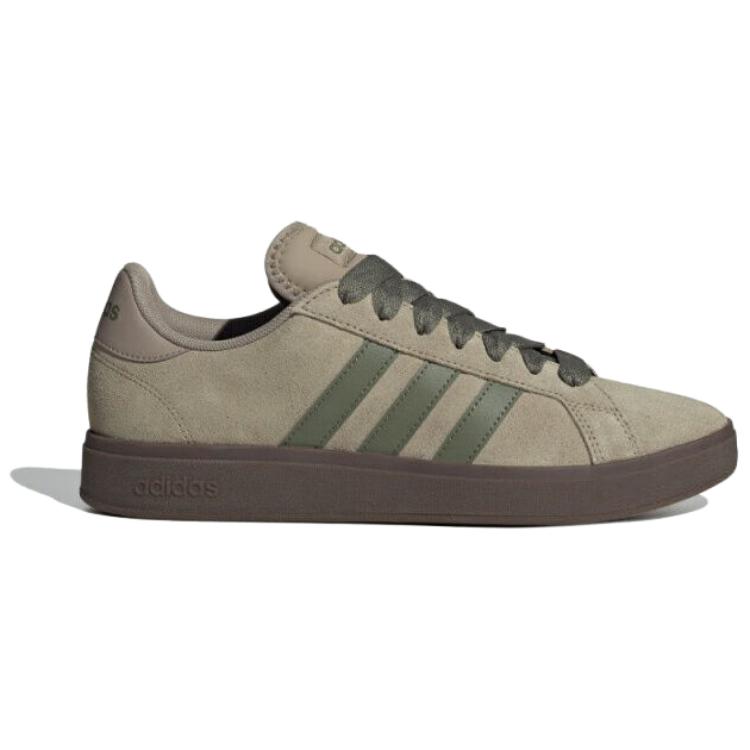 New Adidas Grand Court Base 00s 'Blanch Cargo' JR7078