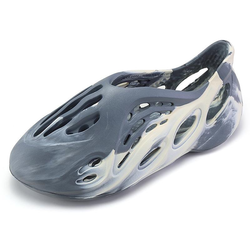 Zomer Nieuwe Camouflage Kokosnoot Gat Sandalen Romeinse Strandschoenen Casual Sandalen Mannen Vrouwen Koppel Eén Stuk Ademend Antislip Comfortabel