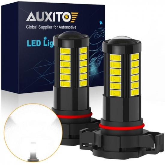 5-сторонние БЕЗ ОШИБОК H16 5202 Светодиодные лампы для противотуманных фар СУПЕР БЕЛЫЕ 6000K Дневные ходовые огни США