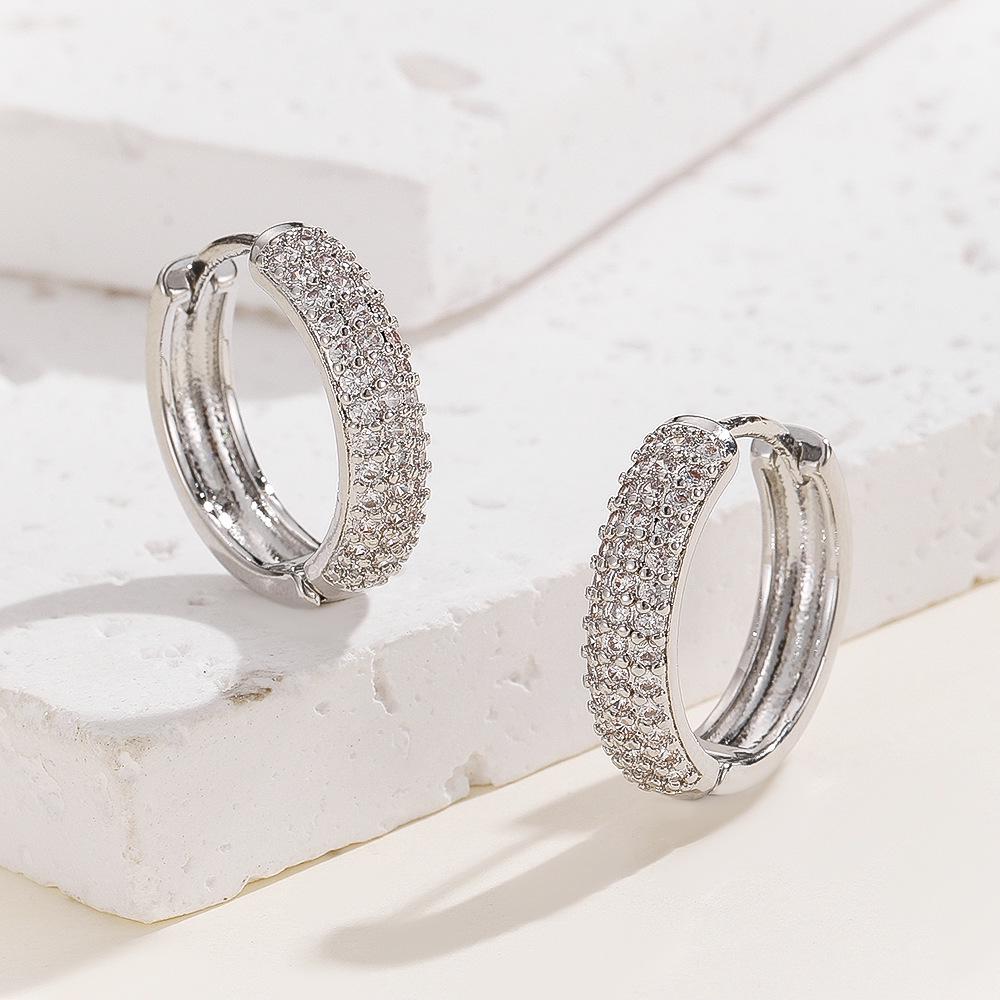 14K Gold Plated Zircon Ear Cuffs for Women - Elegant and Fashionable
