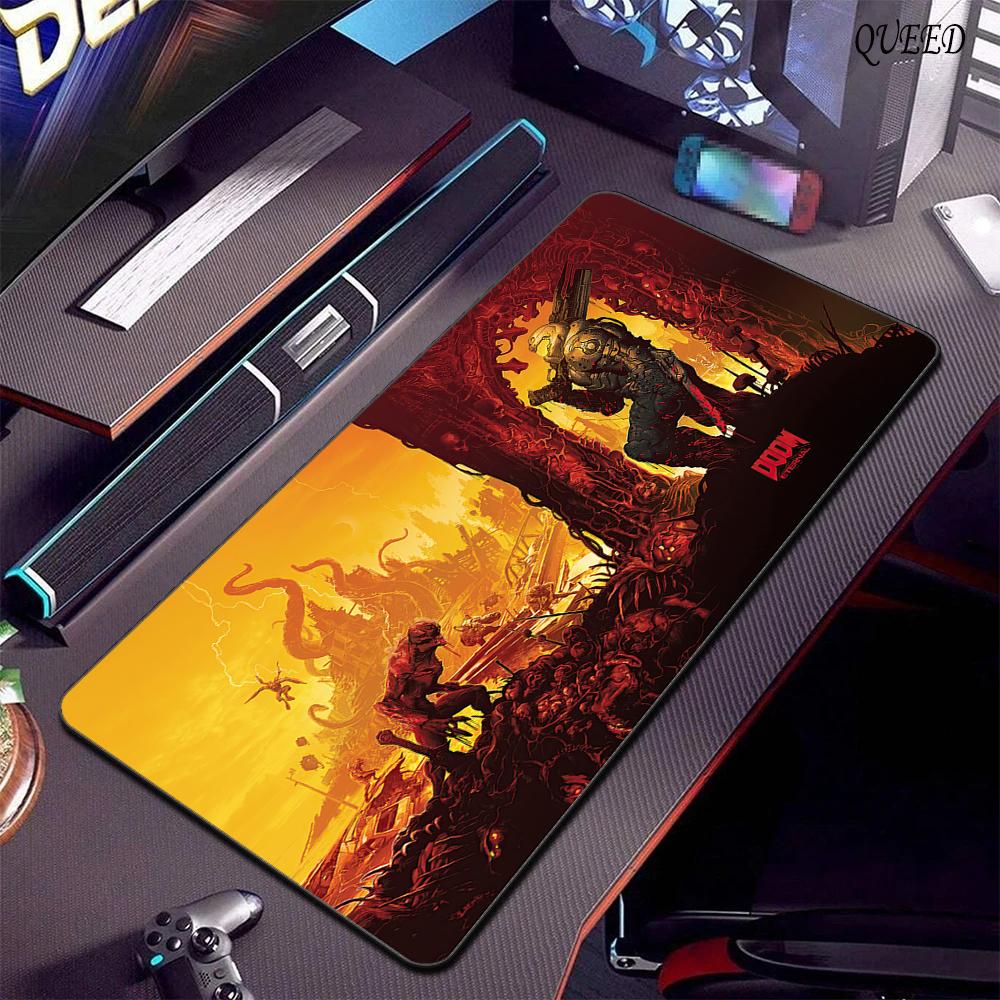 Podkładka pod mysz Gaming D-Dooms E-Eternals 30x80cm Antypoślizgowa Gumowa Podstawa MouseMat Gamer XXL Dywanik na Biurko PC Pogrubiony Pad na Stół do E-sportu