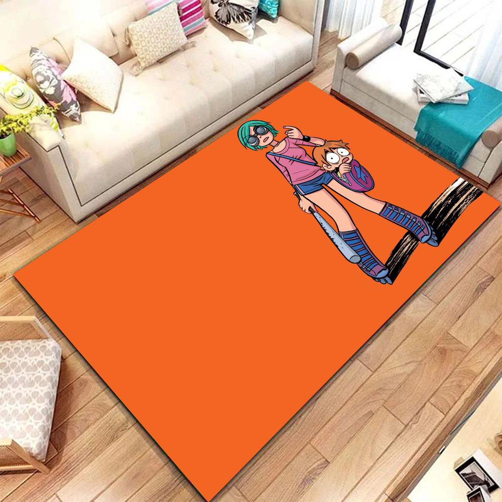 1pc Scott Pilgrim Bathroom Absorbent Mats Anti-Slip Mats Home Decor Supplies Carpets Home Kitchen Floor Mats