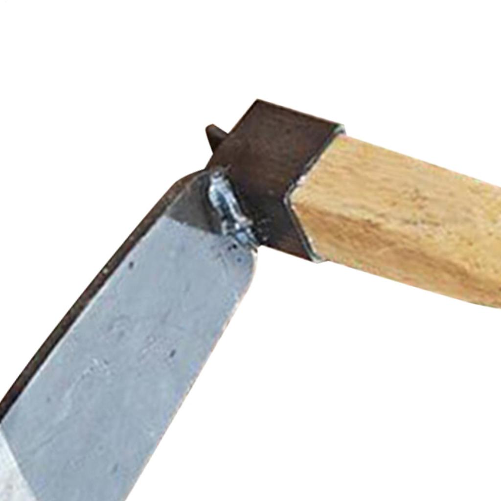 Hoe Garden Tool Small Cultivation Tool With Wooden Handle Weeding Hand Hoe For Adults Men Women Outdoor Garden Lawn Yard