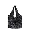 High-value sequined niche tote bag 2025 new fashion trendy and versatile foreign style starry sky shining shoulder handbag