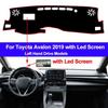 For Toyota Avalon  with Led Screen Car Inner Dash Mat Dashboard Cover Carpet
