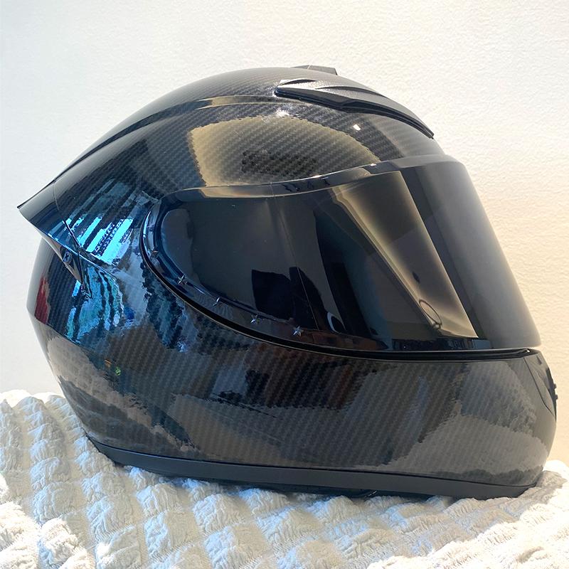 DOT Carbon Fibre Colour Men Women Motorcycle Helmets Four Seasons Are Safe In Four Seasons Knights Motorbike Colorful Helmets
