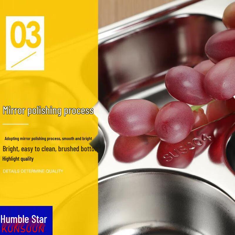 Qianxing 304 Stainless Steel Divided Lunch Trays for Kids (5 Pack)