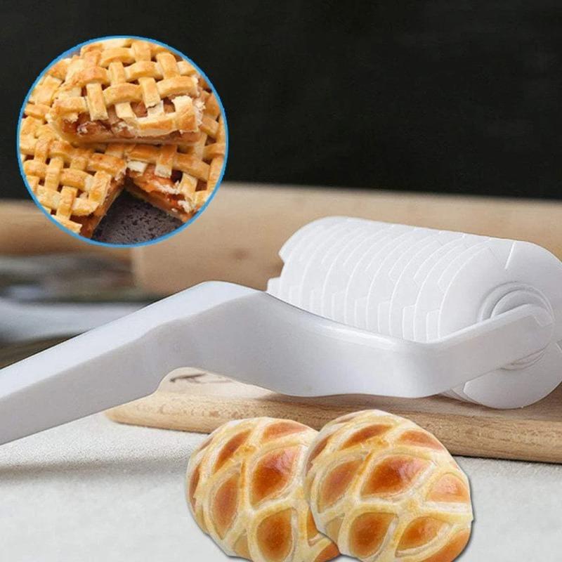 Pizza Roller Knife Pie Slicer Mold Pastry Embossing Lattice Dough Cutter Plastic Pizza Pie Cutter Wheel Baking Kitchen Gadgets