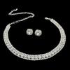 New Arrival Fashion Solid Color Zircon Heart Alloy Bamboo Chain Necklace for Women